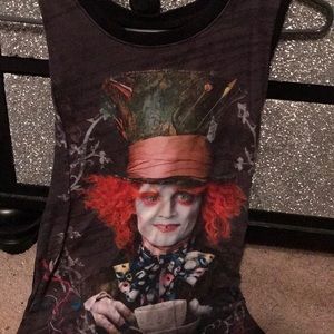 Johnny Depp Mad Hatter Tank top
